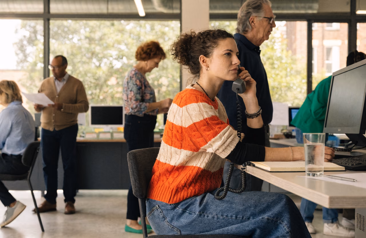 Claims advocate managing insurer communication