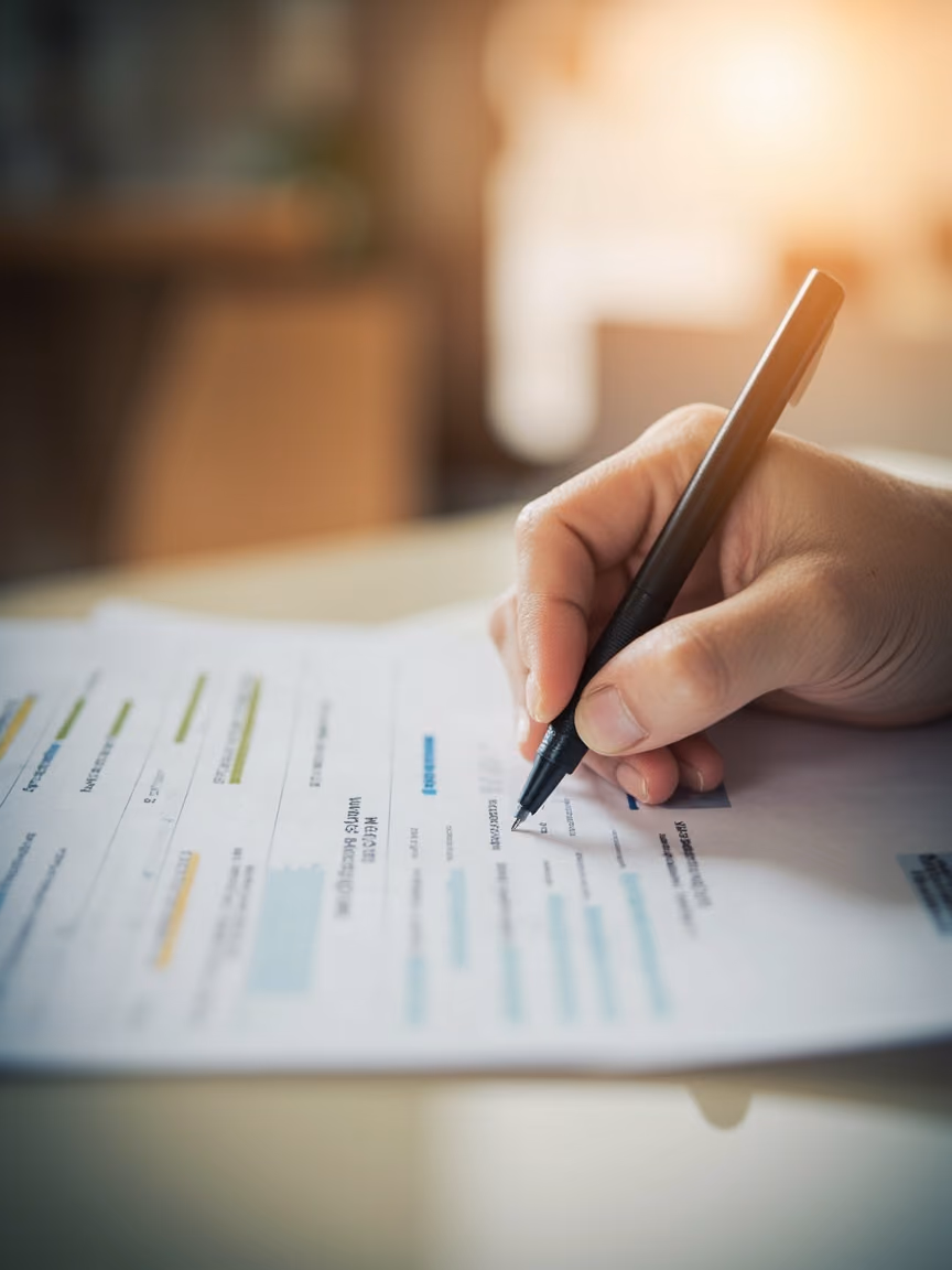 Adviser analysing premium cost drivers