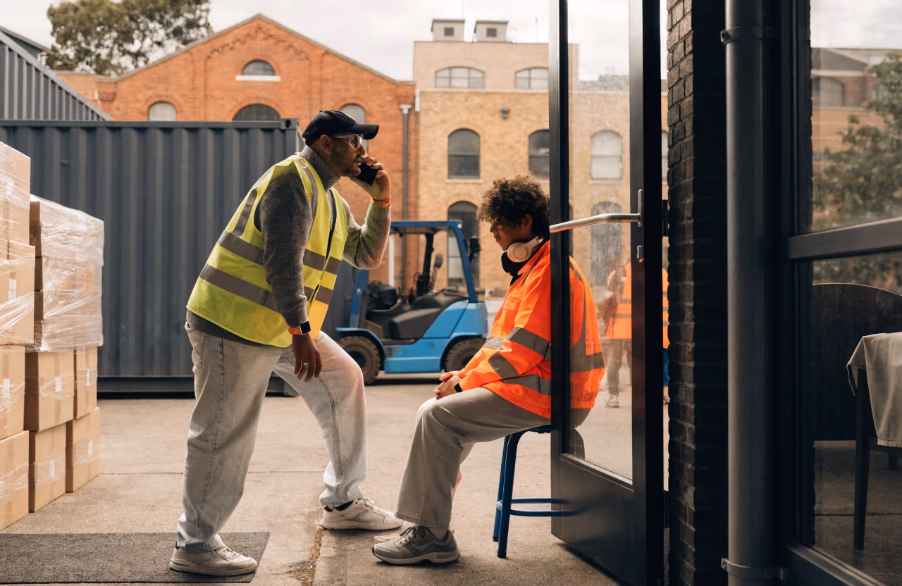Supervisor reporting a workplace injury from site
