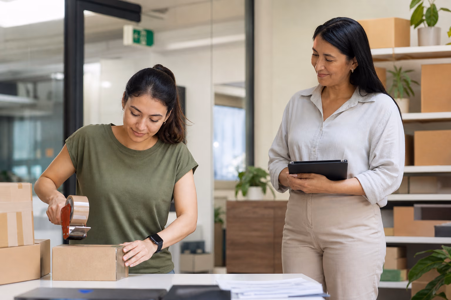 Worker progressing to expanded duties with supervisor support